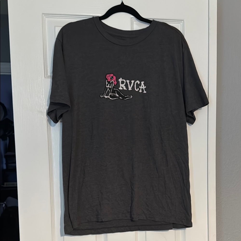 RVCA Gray Short Sleeve Tee